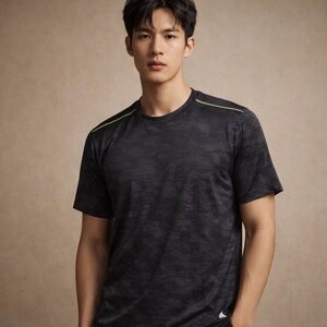 RBX X-Train Black Camouflage Men's Athletic Shirt